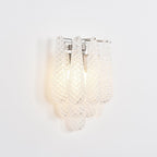 Aurora Wall Lamp Pink Teardrop Glass Floral Artistic