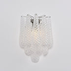 Aurora Wall Lamp Pink Teardrop Glass Floral Artistic