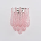 Aurora Wall Lamp Pink Teardrop Glass Floral Artistic
