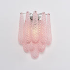 Aurora Wall Lamp Pink Teardrop Glass Floral Artistic