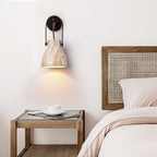 Travertine Lantern Wall Light