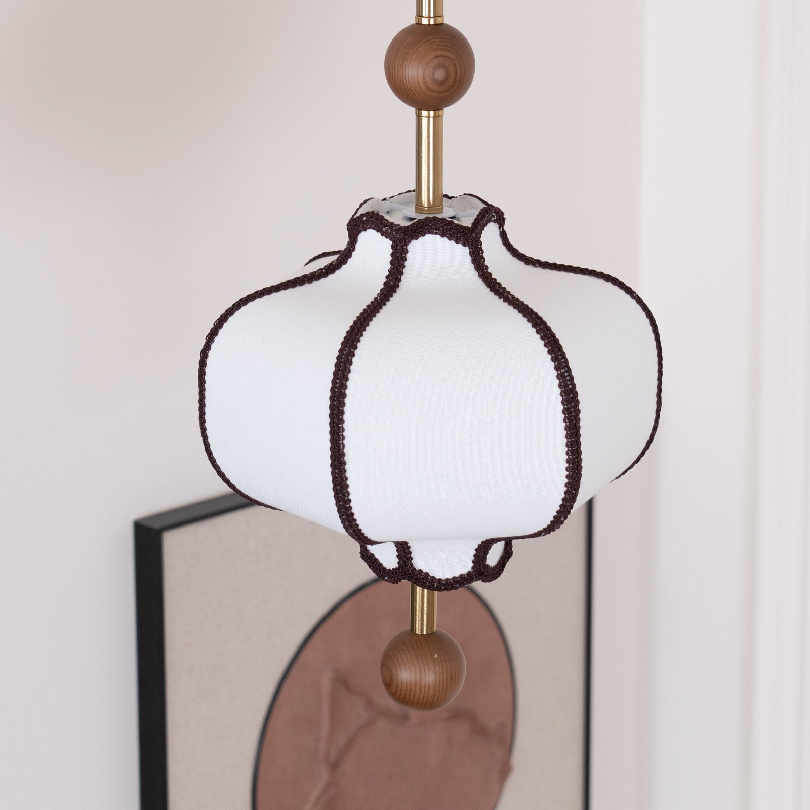 Aura Pendant Light Lantern Fabric