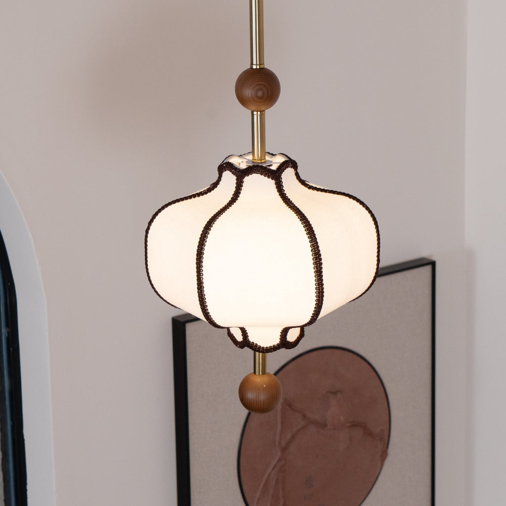 Aura Pendant Light Lantern Fabric