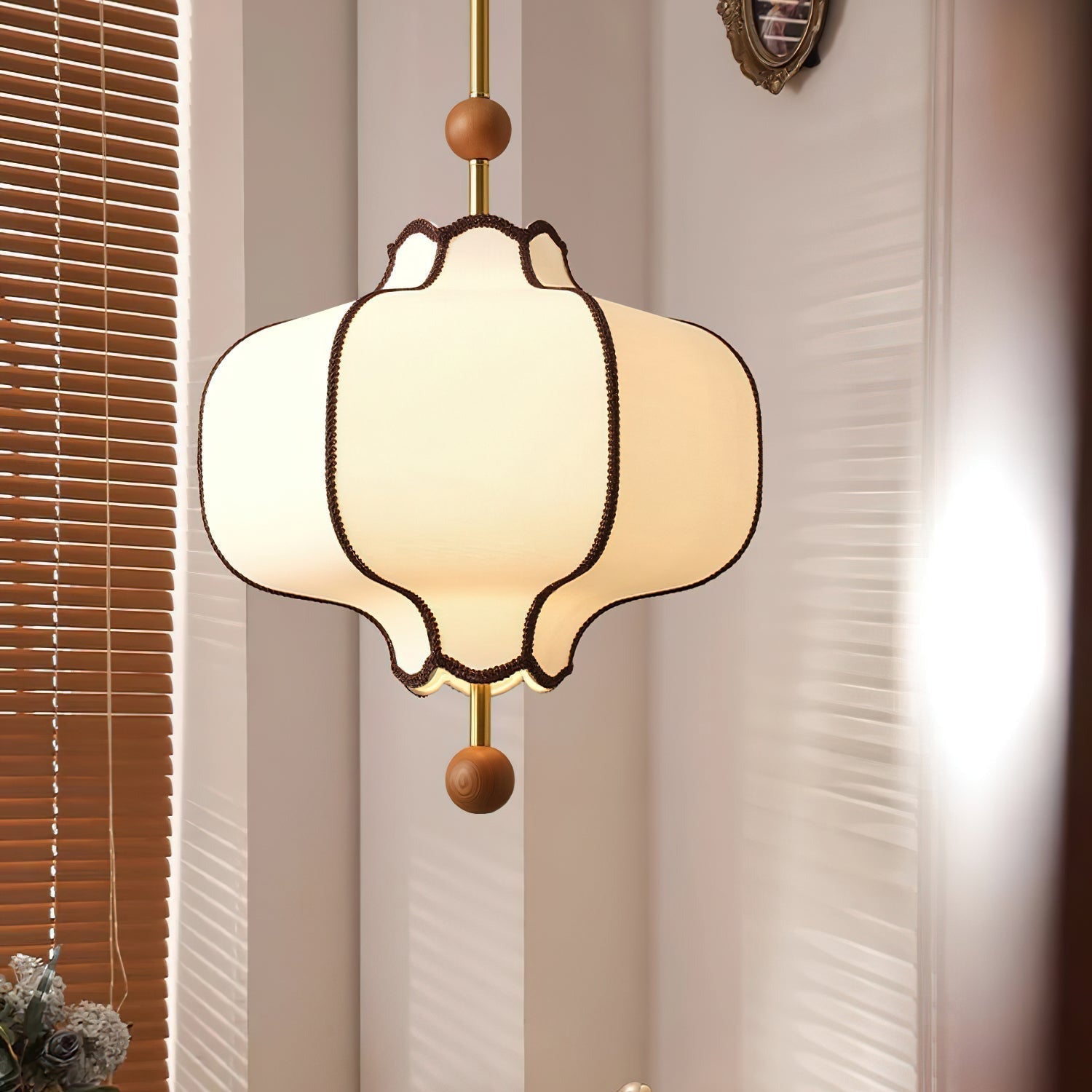 Aura Pendant Light Lantern Fabric