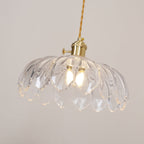 Limea Green Glass Flower Pendant Light