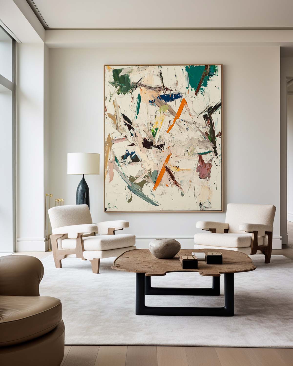 Abstract Expressionist Oil Painting Dynamic