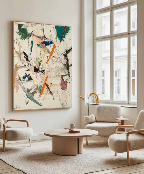 Abstract Expressionist Oil Painting Dynamic