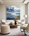 Abstract Seascape Oil Painting