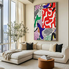Mixed Pattern Abstract Oil Painting