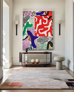 Mixed Pattern Abstract Oil Painting