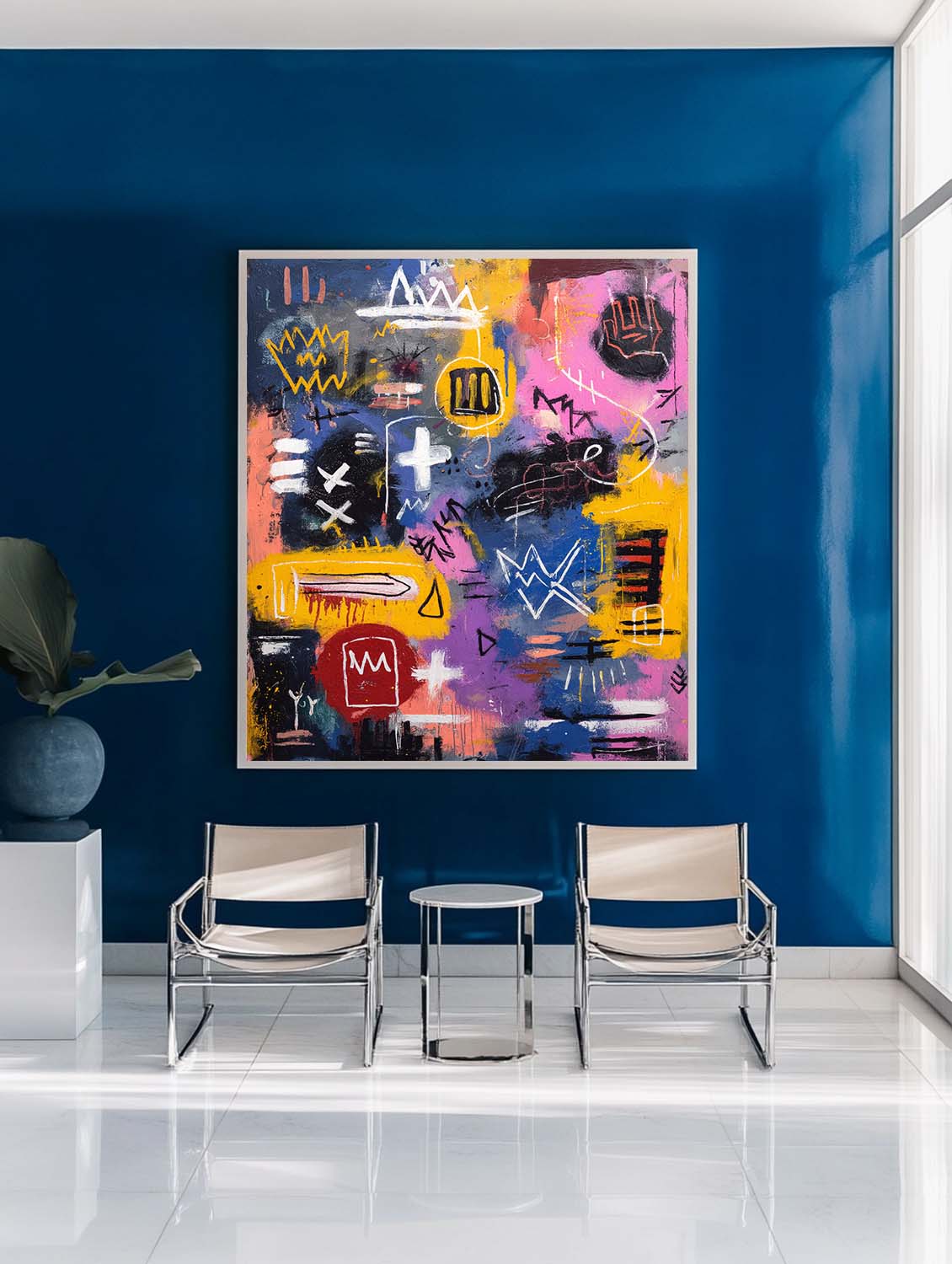 Graffiti Abstract Expressionist Oil Painting