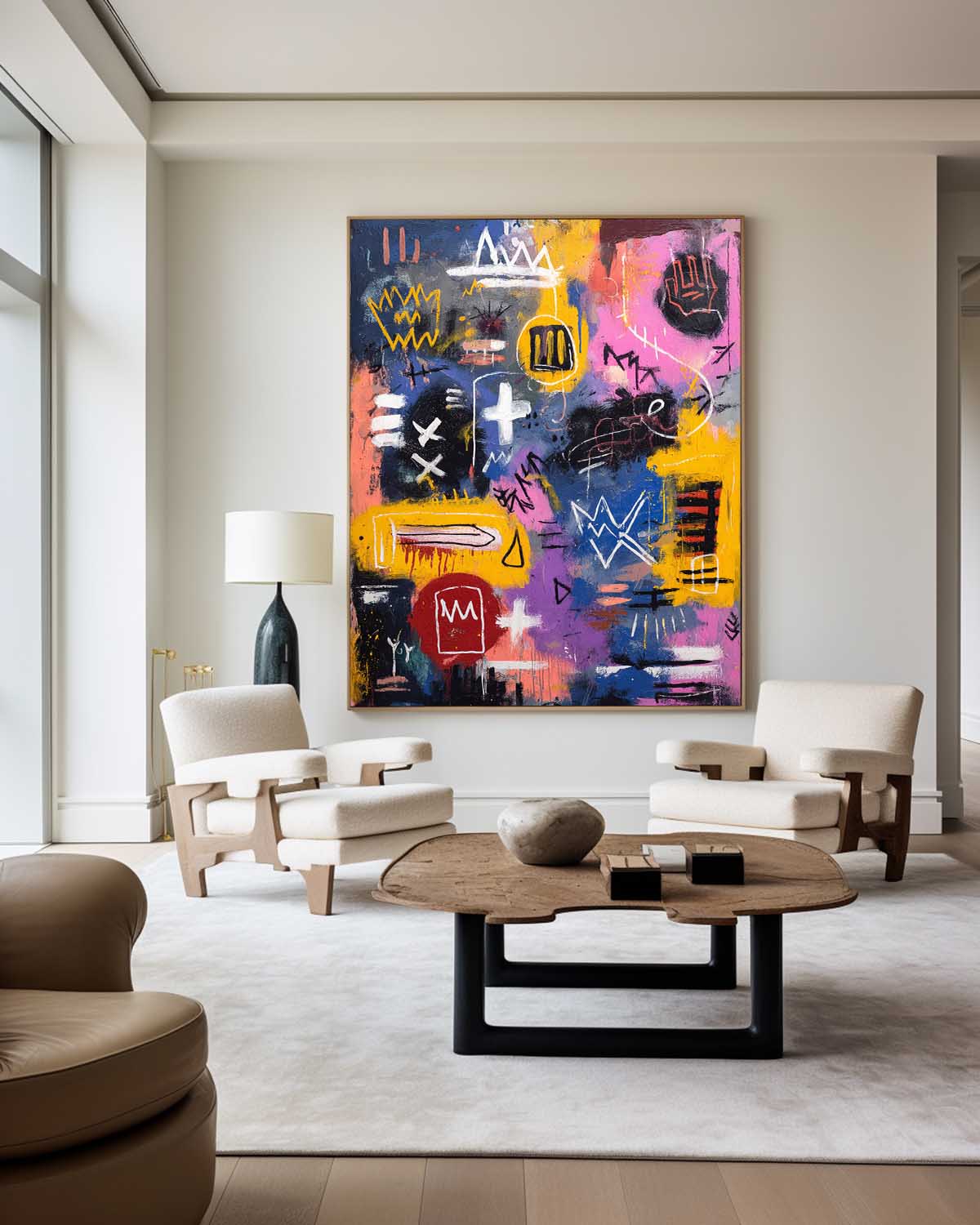 Graffiti Abstract Expressionist Oil Painting
