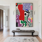 Mixed Pattern Abstract Oil Painting