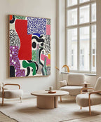 Mixed Pattern Abstract Oil Painting