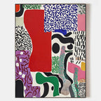 Mixed Pattern Abstract Oil Painting