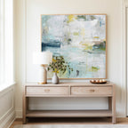 Soft Abstract Expressionist Painting Neutral