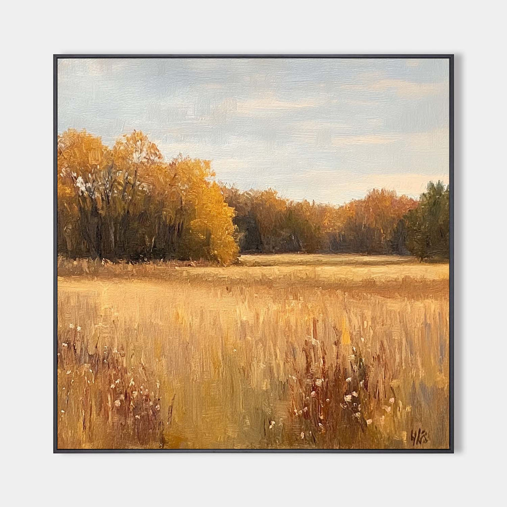 Forest Landscape Impressionist Oil Painting