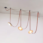 Ulsoryra Organic Travertine Pendant Light Cluster
