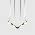 Selan Black Glass Pendant Lamp