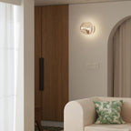 Auden Amber Glass Wall Lamp