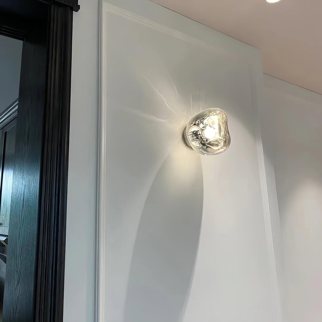 Auden Amber Glass Wall Lamp