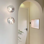 Auden Amber Glass Wall Lamp