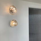 Auden Amber Glass Wall Lamp