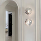Auden Amber Glass Wall Lamp