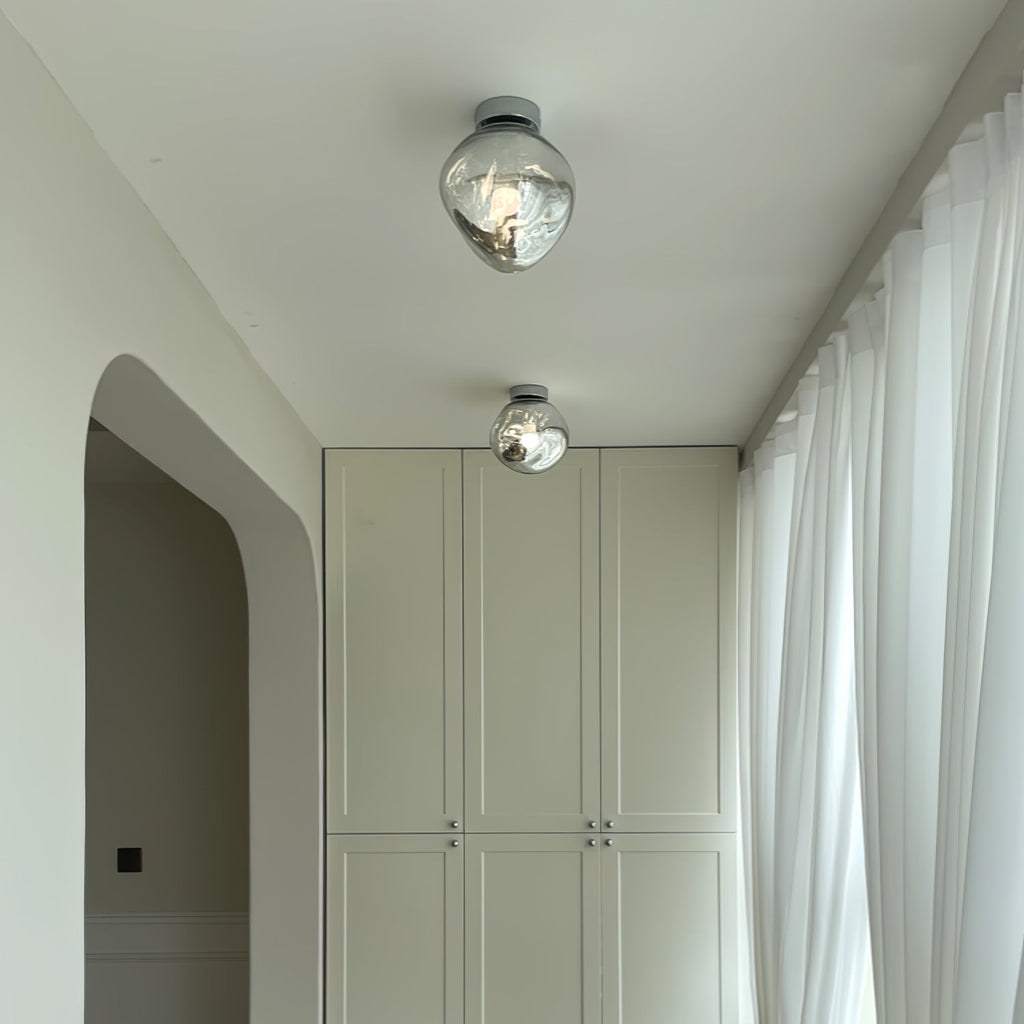 Auden Amber Glass Wall Lamp
