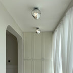 Auden Amber Glass Wall Lamp