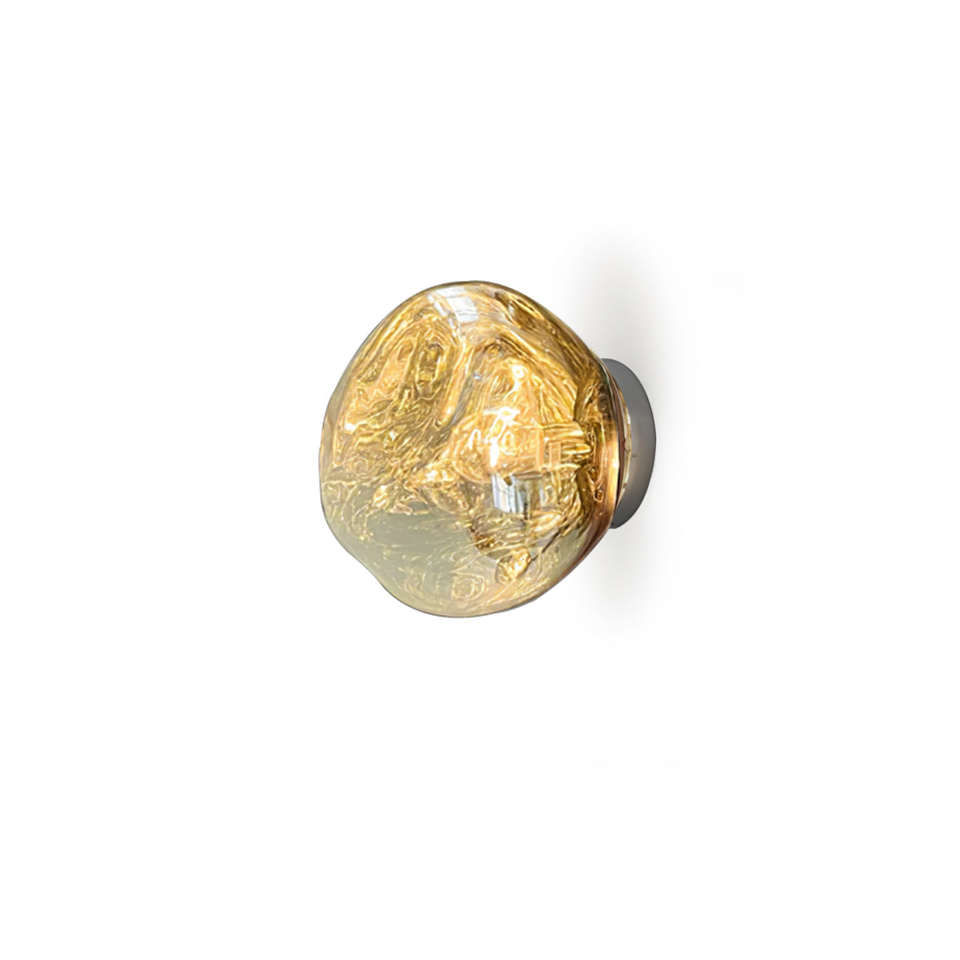 Auden Amber Glass Wall Lamp
