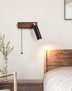 Ritta  Wall Lamp Black Travertine Spotlight