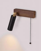 Ritta  Wall Lamp Black Travertine Spotlight