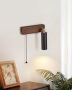 Ritta  Wall Lamp Black Travertine Spotlight