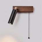 Ritta  Wall Lamp Black Travertine Spotlight
