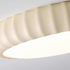 Ceiling Light Soft Green Resin Minimalist Flush Mount Modern