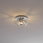 Wall Lamp Swirl Texture Clear Amber Smoke Gray Modern Accent