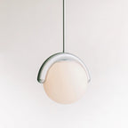 Uveta Linear Chandelier Red&Silver
