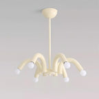 Fivelle Modern Cream Multi-Arm Chandelier