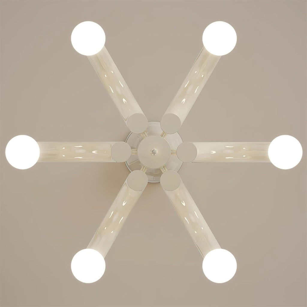 Fivelle Modern Cream Multi-Arm Chandelier