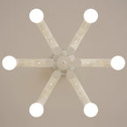 Fivelle Modern Cream Multi-Arm Chandelier