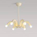 Fivelle Modern Cream Multi-Arm Chandelier