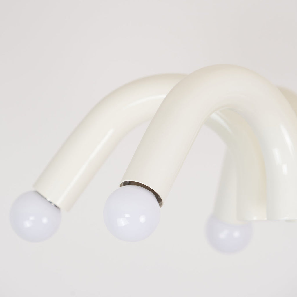 Fivelle Modern Cream Multi-Arm Chandelier