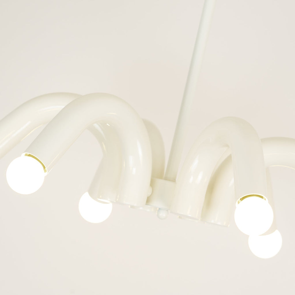 Fivelle Modern Cream Multi-Arm Chandelier