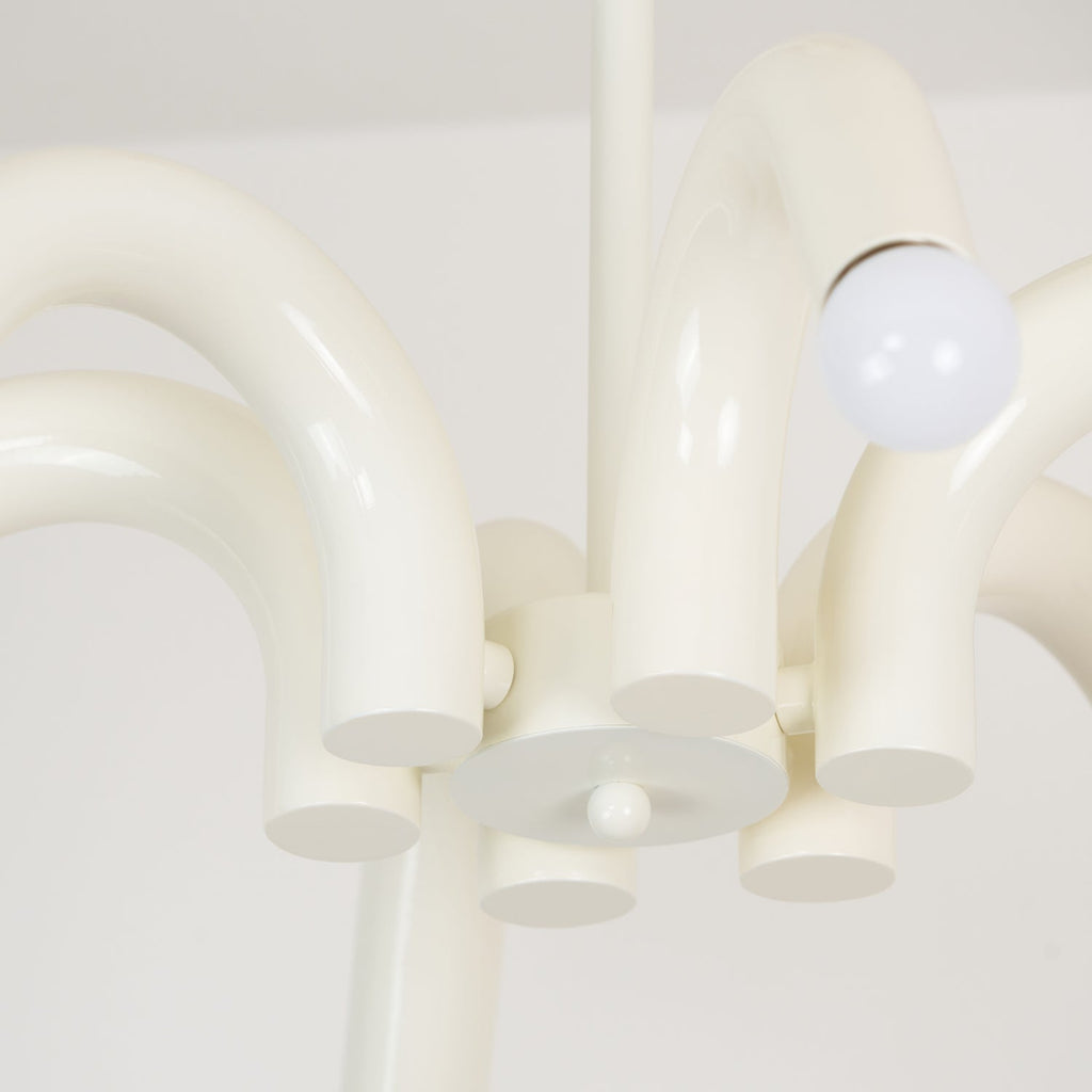 Fivelle Modern Cream Multi-Arm Chandelier
