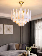Ucararae Teardrop Alabaster Chandelier