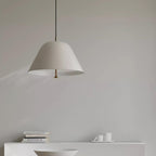 Pendant Lamp Modern Metal Shade in Green and White Minimalist