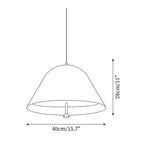 Pendant Lamp Modern Metal Shade in Green and White Minimalist