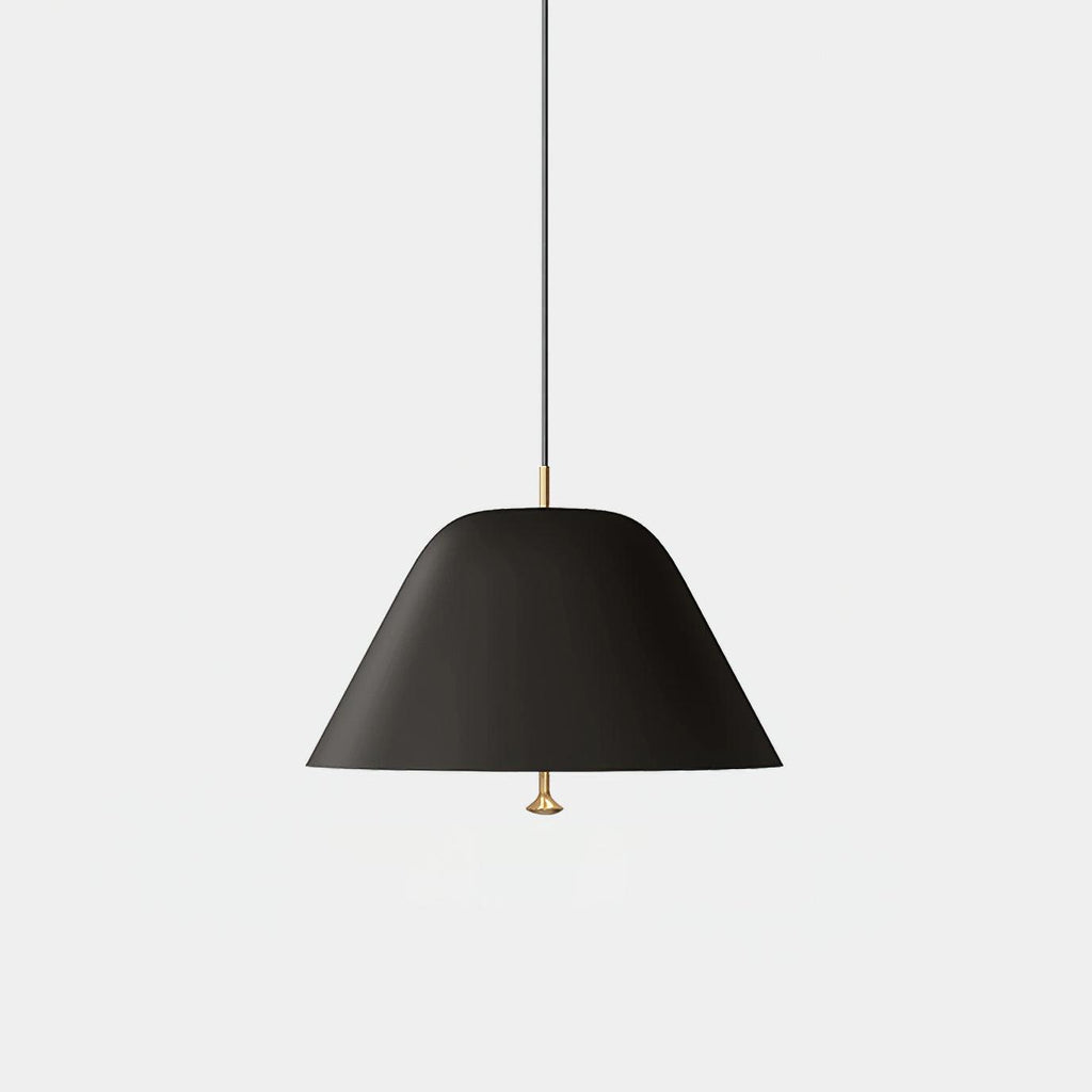 Pendant Lamp Modern Metal Shade in Green and White Minimalist