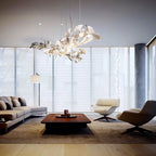 Olivia Ceramic Gingko Leaf Chandelier   Organic Curves